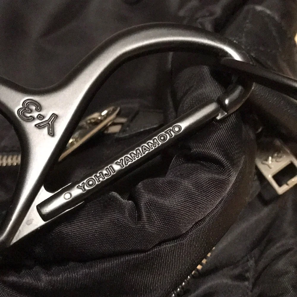 Y-3 Yohji Yamamoto + Adidas Black Messenger Bag